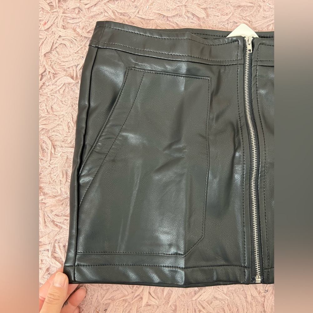Womens Leather Skirt